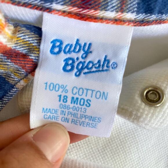 Vintage OshKosh B'gosh Waffle Knit Polo 18 Months - Picture 5 of 7